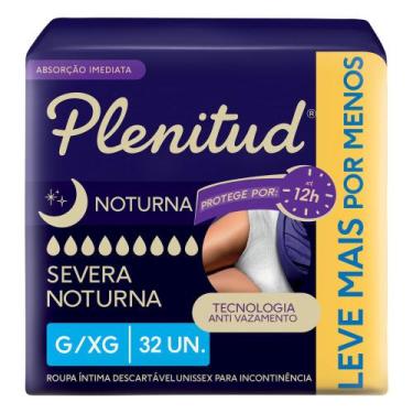 Imagem de Roupa Intima Plenitude Severa Noturna G/XG com 32 Unidades Leve Mais p
