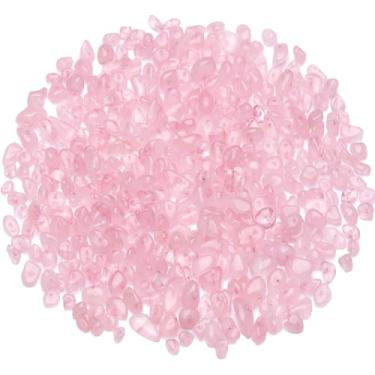 Imagem de DQJRJT 400 peças de contas de pedra com lascas naturais, 78 cm, fios de lascas genuínos, contas de pepita perfuradas, 5-8 mm, polidas, para fazer joias DIY, pulseiras, colares, brincos e artesanato