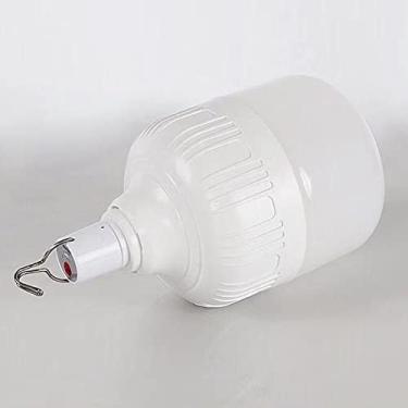 Imagem de Lâmpada de Emergência LED 80W USB Recarregável Luz Uniforme Economia de Energia Recarregável Fácil de Transportar Amplamente Utilizada para Barracas de Mercado Noturno Ao Ar