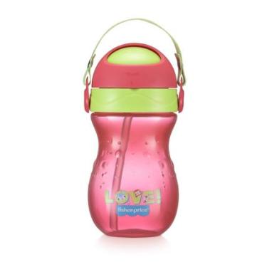 Imagem de Copo com Canudo Playful Ballet 360 ml 12+M Rosa Fisher Price - BB1019 BB1019