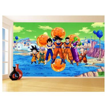 Imagem de Papel De Parede Dragon Ball Goku Vegeta Anime 3,5M Dbz358