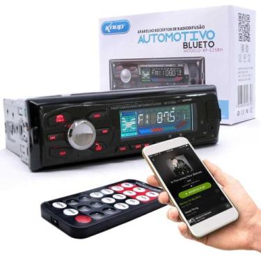 Imagem de Radio Automotivo Knup KP-C15BH MP3 Player Bluetooth 4X25W RMS USB/ SD/