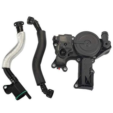 Imagem de Dasbecan Kit de mangueira de respiro de separador de óleo do cárter do motor da válvula PCV compatível com Audi A3 A4 A5 Q5 TT VW Beetle CC Jetta Passat Tiguan Seat Skoda substitui # 06H103495