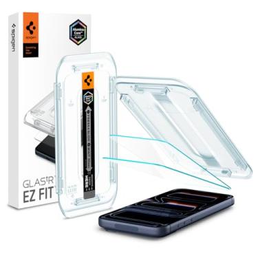 Imagem de Spigen Película de vidro temperado [GlasTR EZ FIT] projetada para iPhone 16 Pro [2 unid...