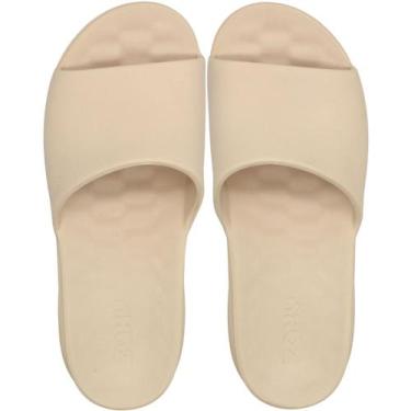 Imagem de Chinelo Slide Zaxy Flow Confortável Feminina, 36, Bege