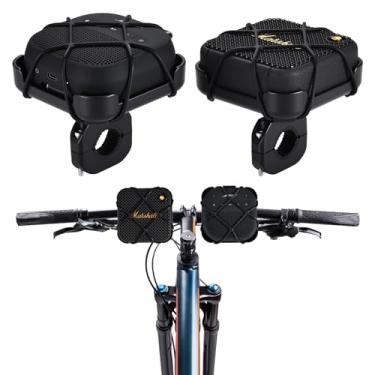 Imagem de Hzycwgone Suporte portátil para guidão de bicicleta para Bose SoundLink Micro 2nd / para alto-falante Bluetooth Marshall Willen, suporte adaptador de bicicleta/motor/scooter/carrinho de golfe/barco