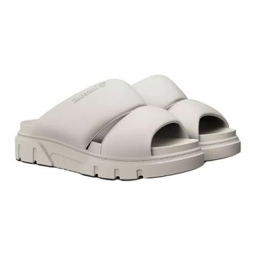Imagem de Timberland Sandália feminina Greyfield Slide, Malha branca, 7