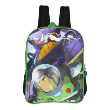 Imagem de Mochila De Costa Infantil Buzz Lightyear Toy Story Luxcel, Preto