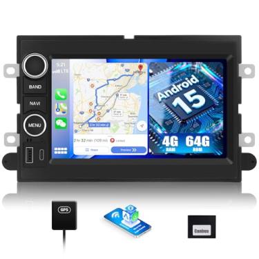 Imagem de Android 15 Double Din GPS Rádio Estéreo para Carro 17 polegadas TFT Capacitância Tela Toque Player de Música Carro com Bluetooth GPS Receptor de Rádio FM Sistema de Atualização Leitor Especializado