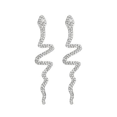 Imagem de Brincos fofos de animais com mordida de cobra para meninas, brincos de flamingo para mulheres, brincos coloridos de dinossauro 3D, galinha, gato, pavão verde, brincos pendentes de vaca das terras