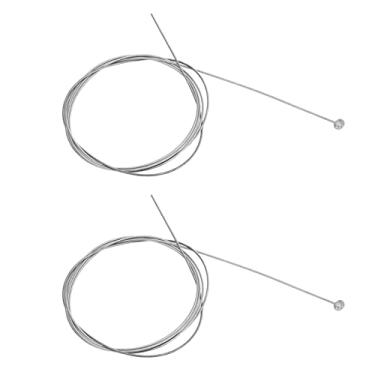 Imagem de Acouto Kit de Substituição de Cabo de Freio de 2 Unidades - Linha de Freio de Mountain Bike de Aço Inoxidável de Alta Qualidade Com Revestimento de Zinco e Fio Interno Pré-esticado Melhorado e