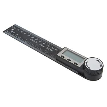 Imagem de Fafeicy Transferidor de Régua de ângulo Com Display Digital, Material ABS Portátil, Design Com Fechadura de 360 ​​graus para Carpintaria e Carpintaria