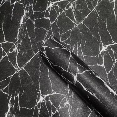 Imagem de Papel de Parede 10 METROS x 45CM Adesivo Autocolante para Sala Quarto Conveniente E Eficiente Elegante E Prático(Marmore Preto)