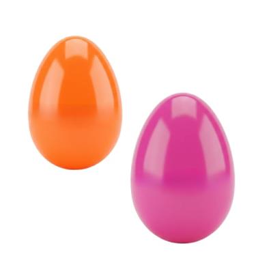 Imagem de Kit 2 Brinquedos Pet Bola Ovo Maluco Cães Funny Eggs Interativo Cachorro Pequeno Porte (1 COR ROSA / 1 LARANJA)