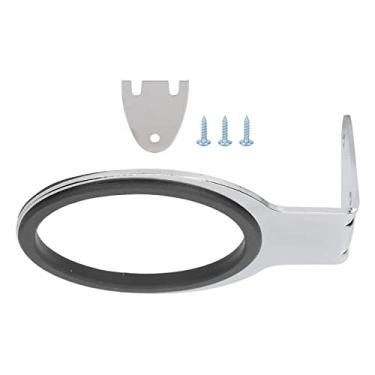 Imagem de Yinhing Suporte para Secador de Cabelo, Organizador de Rack de Secador de Cabelo de Aço Inoxidável para Montagem na Parede Com Base ABS Resistente, para Banheiro, Quarto, Salão de