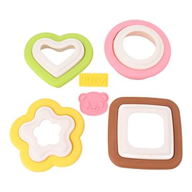 Imagem de 10 Peças Conjunto de Cortador Sanduíche com Formas Múltiplas Desmontáveis para Torrar Pão Biscoitos Café da Manhã DIY Bento Ferramentas Cozinha