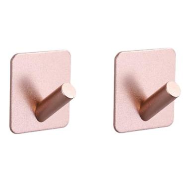 Imagem de NevStp Ganchos de parede adesivos montados para chave de porta casaco de pano de banheiro cabide de roupão de cozinha rack prateleira gancho de bolsa, CPK2PCS