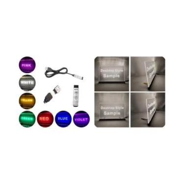 Imagem de Letreiro De LED Neon 3D Com Design De Toca-Discos DJ Para Decoração De