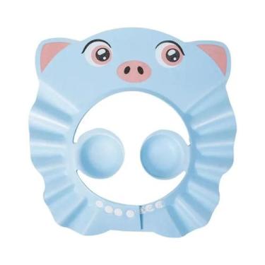 Imagem de Touca De Banho Para Bebê Com Proteção Para Olhos E Ouvidos, Leve E Div