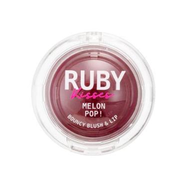 Imagem de Blush & Lip Bouncy Melon Pop - Ruby Kisses Cor:Wine Pop, Wine Pop