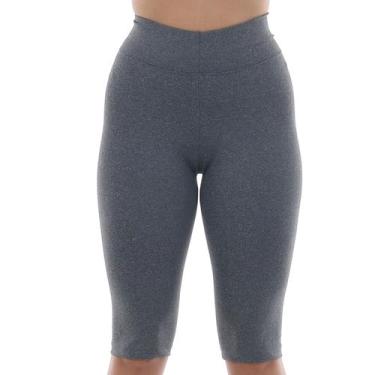 Imagem de Bermuda Legging Fitness Academia Conforto Cintura Alta Short - EBT Uni