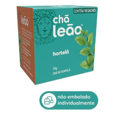 Imagem de Chá Leão verde em sachê sabor hortelã 10 unidades 10g