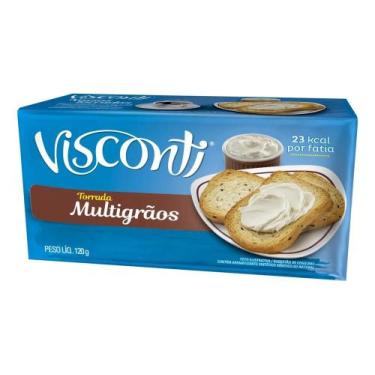 Imagem de Torrada Multigrãos Visconti Pacote 120g