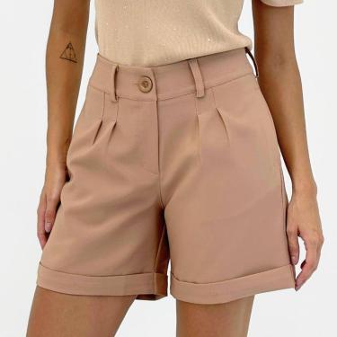 Imagem de Shorts Yegrina em Tecido Alfaiataria Feminino-Feminino