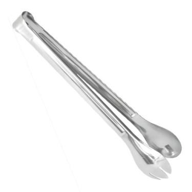 Imagem de Pegador Salada Inox Cozinha Churrasco Garfo Colher 29 cm Universal Mul