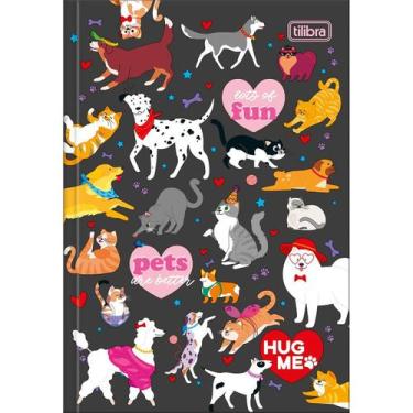 Imagem de Caderneta (Pequena) Brochura 1/4 Hug Me 80 Folhas 14 x 20cm Tilibra, P