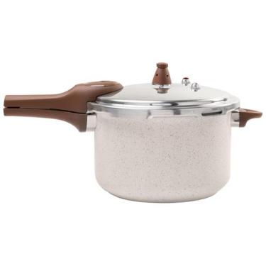 Imagem de Panela de Pressão 6,8L Revestimento Cerâmico Fundo de Indução Ceramic 