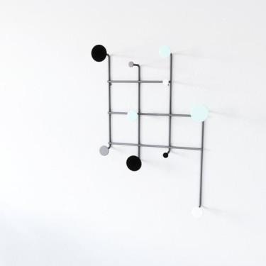 Imagem de Cabideiro Suspenso 77x53cm Jericoacoara Preto/Fosco - Proa