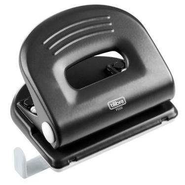 Imagem de Perfurador Papel Para 25 Folhas Preto P202 Tilibra, Unico