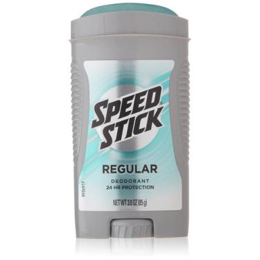 Imagem de Desodorante Speed Stick Regular, Frescor 24 Horas, 85 g, Pacote Com 1