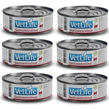 Imagem de Kit c/ 6 Vet Life Gastrointestinal Ração Úmida p/ Gatos 85g