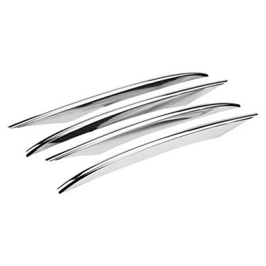 Imagem de Acabamento tampa lâmpada de luz de neblina compatível com Benz E Class W213 capa lâmpada de neblina dianteira do carro 4 peças