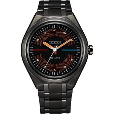 Imagem de CITIZEN Relógio analógico masculino Eco-Drive com pulseira de aço inoxidável AW2047-51W