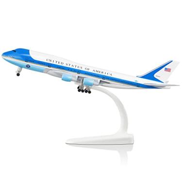 Imagem de Lose Fun Park 1/300 Diecast Airplanes Model Plane American Air Force One Plane Model Boeing 747 Model Airplane for Collections & Gifts