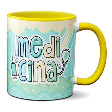 Imagem de Caneca Médico Profissional Medicina Profissão Presente (Amarela)