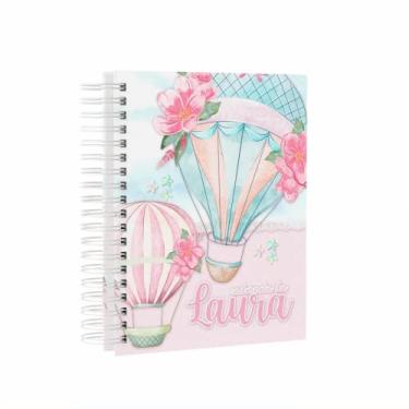 Imagem de CADERNETA DE VACINAÇÃO PERSONALIZADA BALÃO DE AR MENINA