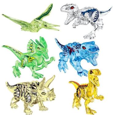 Imagem de Jurassic Crystal Dinosaur Building Blocks Brinquedos, tamanho único