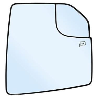 Imagem de Novo espelho de vidro aquecido lado do passageiro para caminhonete Ford F150 2015-2020 – vidro espelhado convexo aquecido com passagem direita FL3Z17K707A