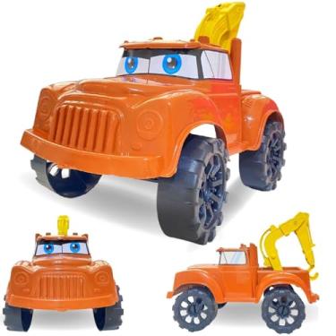 Imagem de Kendy, Carrinho Guincho, Super Truck, Marrom com Amarelo