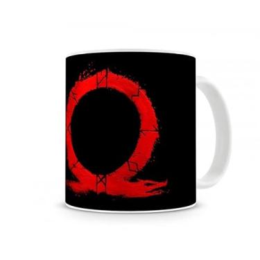 Imagem de Caneca God Of War Logo Vermelho 330 ml