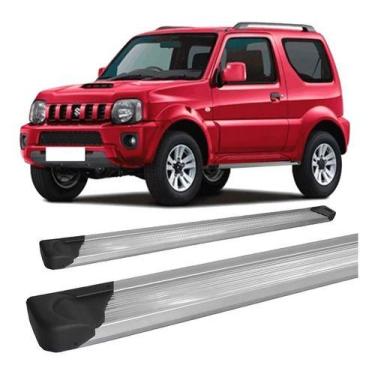 Imagem de Estribo Lateral Suzuki Jimny Plataforma De Alumínio Prata - HOZZ