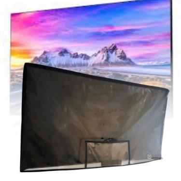 Imagem de Capa para tv led qled plasma 40 polegadas cristal - Clean Capas, Trans