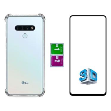 Imagem de Capa Capinha Anti Impacto Para LG K71 + Pelicula Vidro 3d - Mustangsho