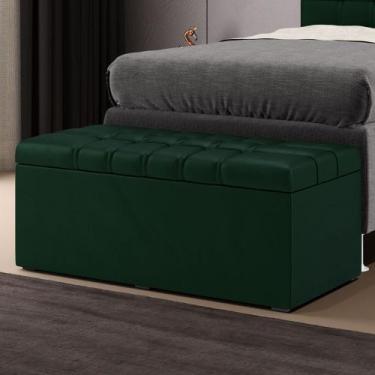 Imagem de Calçadeira Alpha 90 Solteiro N-026 Veludo Verde Aradecor, Verde, SOLTE