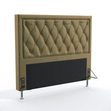 Imagem de Cabeceira Centaurus 160 Para Cama Box Queen N-029 Veludo Capuccino Ara