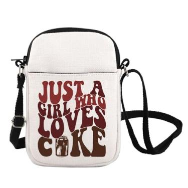 Imagem de So-da Inspire Bolsa tiracolo So-da Addict Gift Drinker Lovers Gift Drink Lover Shoulder Bag Diet Drinks Messenger Bag, Loves Co Cb, 5.9 x 8.25 x 0.39 inches